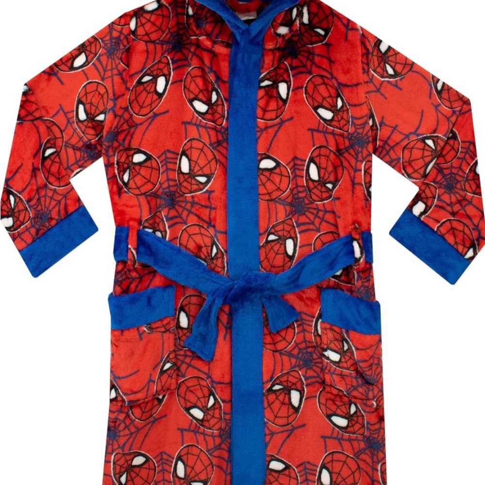 MARVEL BRAND NEW size 8 SPIDER-MAN bathrobe!